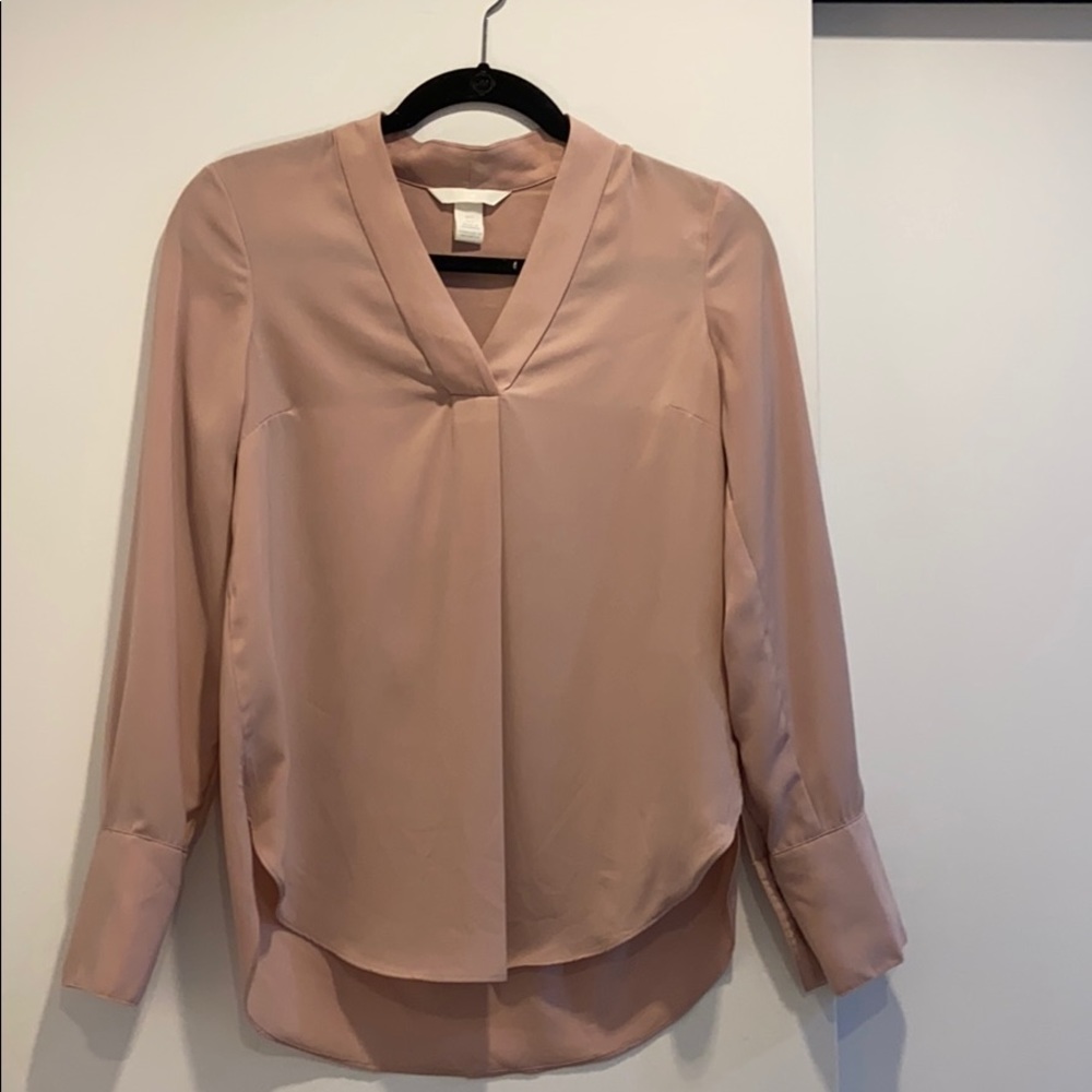 blush h&m blouse